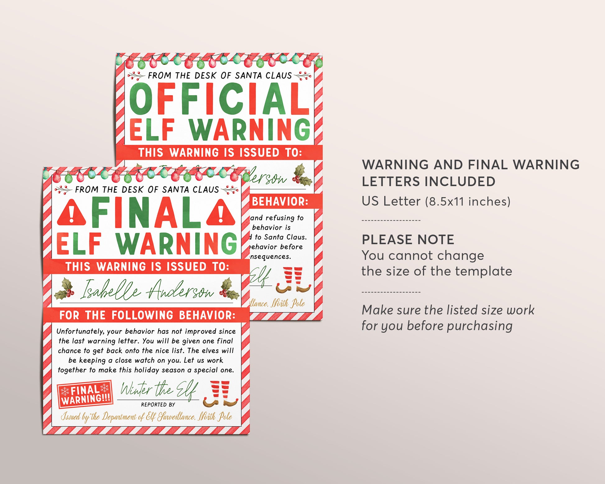 Elf Warning Report Editable Template, Official Christmas Behavior Repo – Puff Paper Co elf-warning-report-editable-template-official-christmas-behavior-repo-puff-paper-co