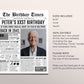 Back in 1941 Birthday Newspaper Editable Template, 82 83 84 Years Ago, 82nd 83rd 84th Birthday Sign Decorations Decor for Men or Women