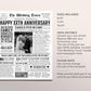 Back in 2002 21st 22nd 23rd Anniversary Gift Newspaper Editable Template, Personalized 21 22 23 Year Wedding For Parents Husband Or Wife