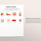 Indian Wedding Timeline Template, Editable Wedding Itinerary Card, Wedding Welcome Card, Hindu Wedding Itinerary, Indian Icons