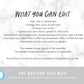 Bohemian Dusty Rose Wedding Program Template, Boho Infographic Reception Program, Wedding Timeline, Unique Ceremony Program, Wild Rose Pink