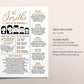 Unique Year In Review Family Portrait Christmas Card, Family Christmas Newsletter Template, Illustrated Holiday Cards, Editable Infographic