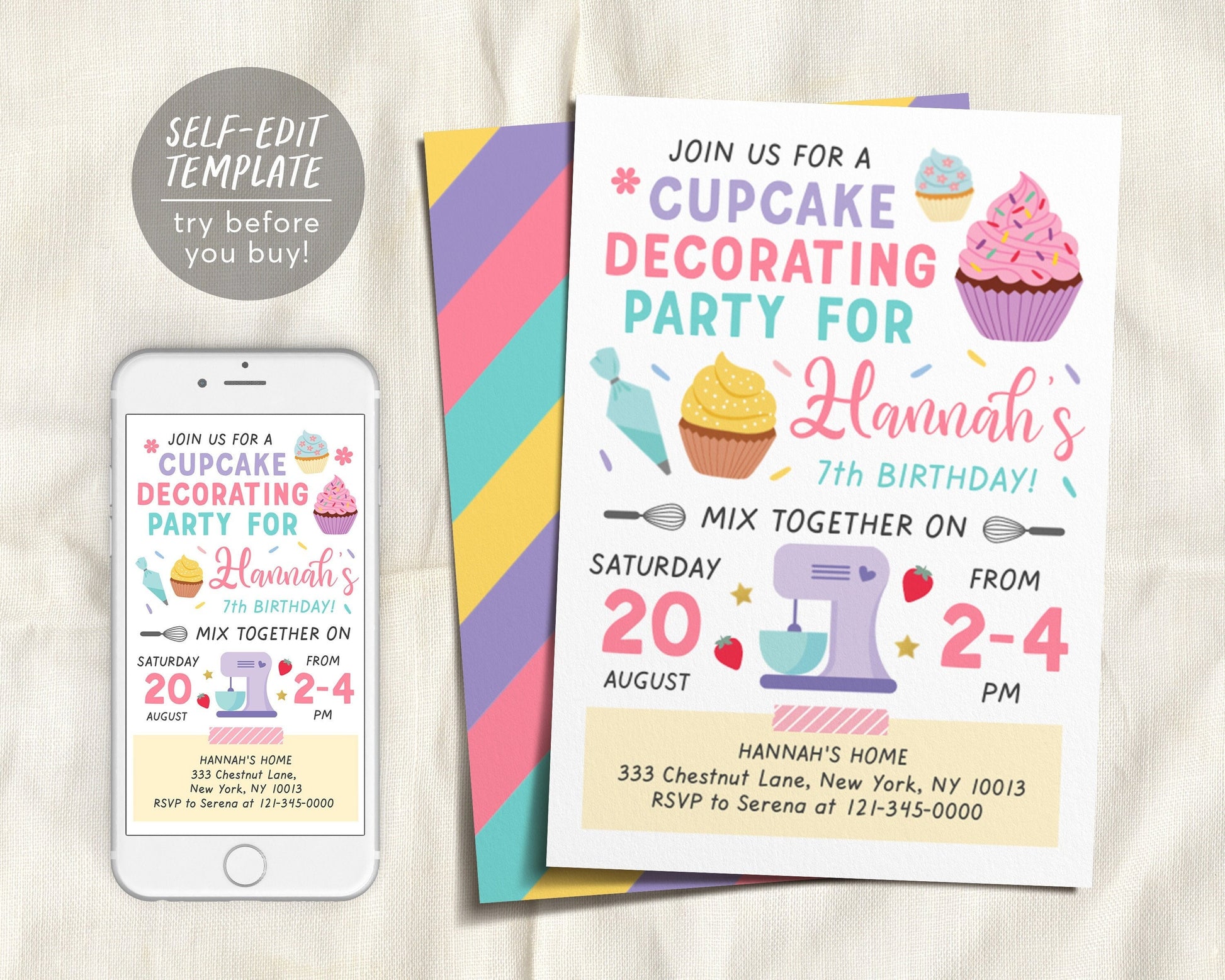 editable-baking-birthday-party-invitation-template-cupcake-decorating-puff-paper-co for Cupcake Birthday Invitations Free Printable Editable Baking Birthday Party Invitation Template, Cupcake Decorating – Puff Paper Co for Cupcake Birthday Invitations Free Printable