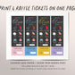 Doljabi Raffle Ticket Template, Korean First Birthday, Editable Doljabi Chalkboard, Baby Boy Dol, Doljanchi Printable, Zhuazhou