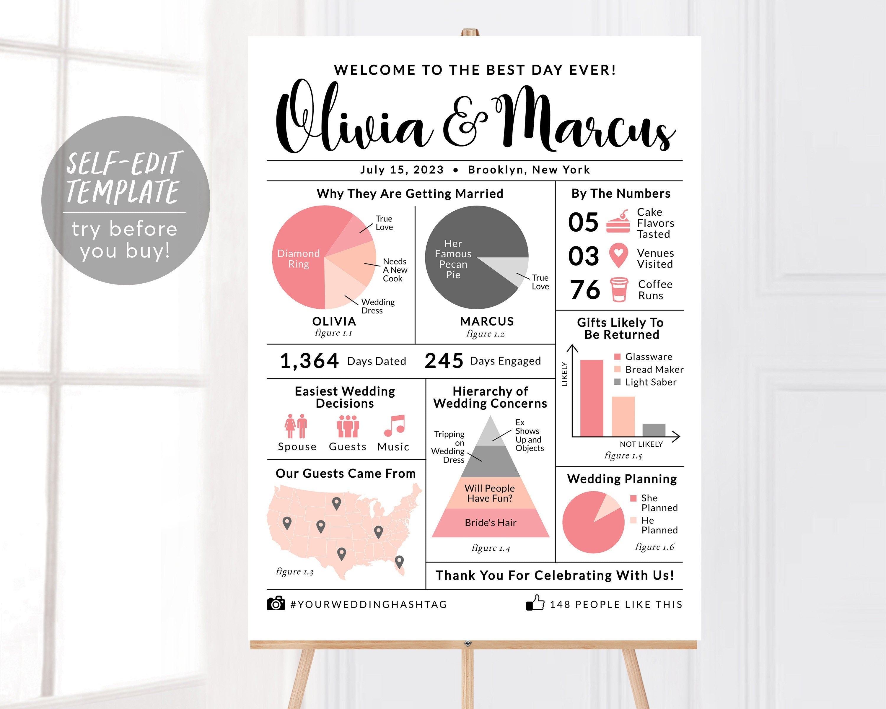 Program Signage Printable program signs – Puff Paper Co