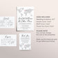 Editable World Map Wedding Invitation Suite Template, Destination Wedding Invitation Set Printable, Travel Theme, RSVP Card, Thank You Note