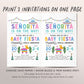 Editable Little Senorita Baby Shower Invitation Template, Fiesta Mexican Pinata Cactus Sombrero Theme, Gender Neutral Sprinkle Party Invite