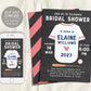Editable Baseball Bridal Shower Invitation Template, Baseball Theme Wedding Invite, Sports Bridal Party, Baseball Tickets, Couples Shower