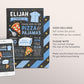 Editable Pizza and Pajamas Party Invitation Template, Kids Birthday Party Invite, Sleepover Party, Boy Teen Tween Printable, PJ Pyjamas