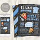 Editable Pizza and Pajamas Party Invitation Template, Kids Birthday Party Invite, Sleepover Party, Boy Teen Tween Printable, PJ Pyjamas