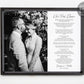 Editable Custom Wedding Song Lyrics Template, Our First Dance Print, Wedding Memory Keepsake, First 1st Anniversary Wedding Photo Gift