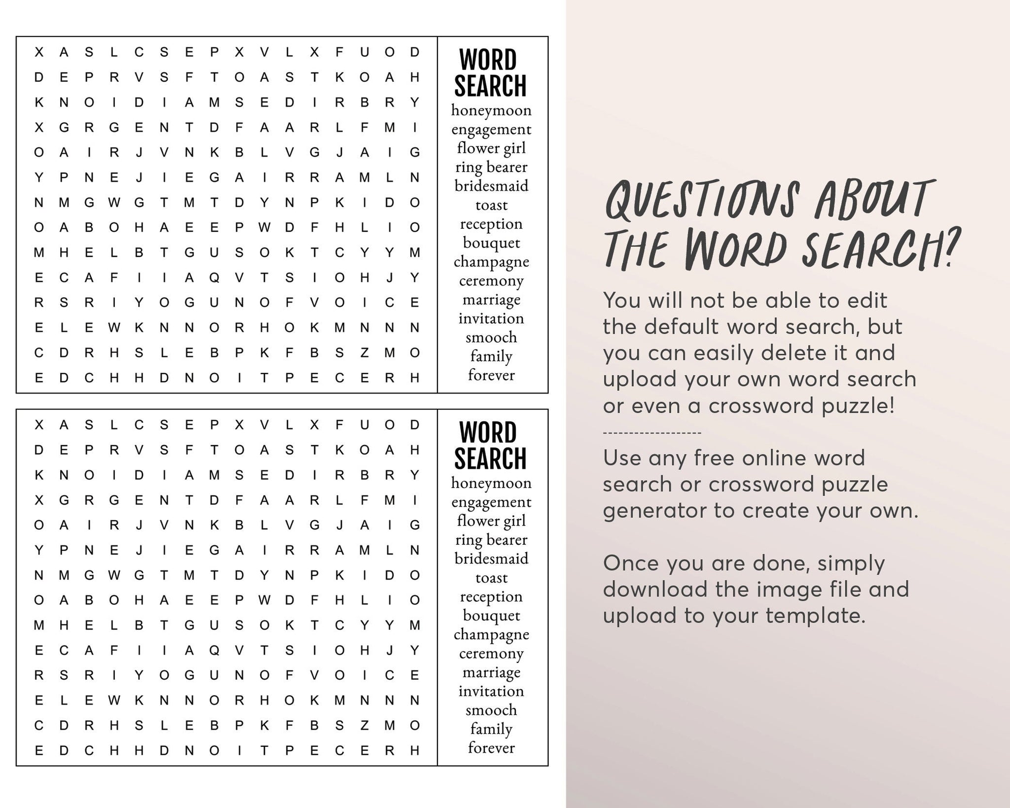 Newspaper Ceremony Program Template, Editable Program, Wedding Program ...