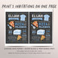 Editable Pizza and Pajamas Party Invitation Template, Kids Birthday Party Invite, Sleepover Party, Boy Teen Tween Printable, PJ Pyjamas