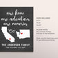 Editable New Home New Adventures New Memories Template, Family Home New Beginning Sign, Realtor Gift, Housewarming Gift, Cross Country Move
