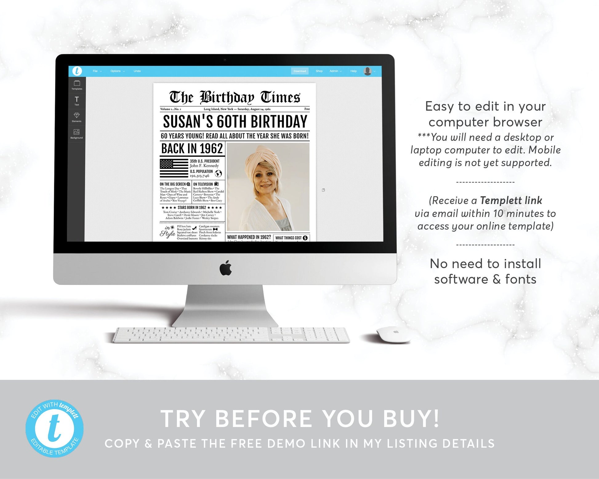 Back in 1962 Birthday Newspaper Editable Template, 61 62 63 Years Ago, – Puff Paper Co back-in-1962-birthday-newspaper-editable-template-61-62-63-years-ago-puff-paper-co