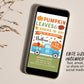 Fall Pumpkin Truck Birthday Invitation Editable Template, Boy Blue Fall Harvest Truck Party, Autumn 1st First Birthday Invite, Patch Evite