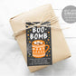 Halloween Hot Chocolate Bomb Tags Editable Template, Hot Cocoa Bomb Instructions, Boo Bomb Favor Tags Gifts, Fall Autumn Chalkboard