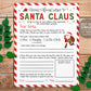 BUNDLE Official Letter To And From Santa KIT Editable Template, Wishlist Nice Certificate, Christmas Eve Box Kit, Dear Letter North Pole