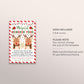 Magical Reindeer Food Tag Editable Template, Christmas Magic Reindeer Favor Bag Food Tags Labels Printable, Christmas Eve Traditions Box