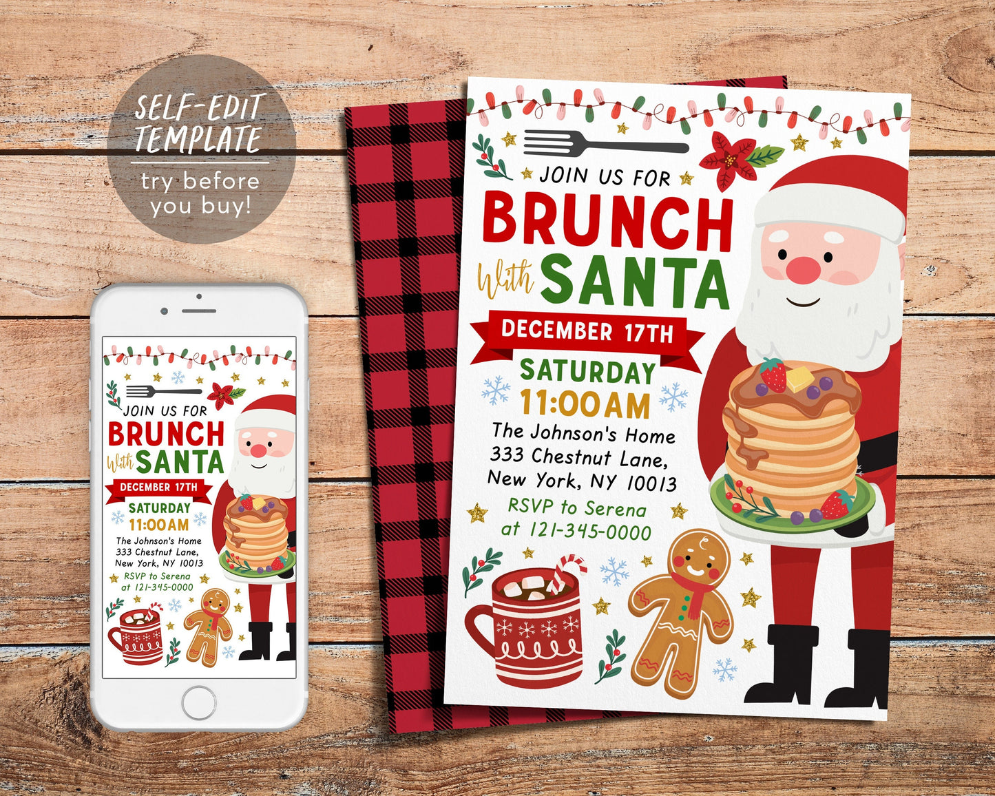 Brunch with Santa Invitation Editable Template, Christmas Party Invite – Puff Paper Co brunch-with-santa-invitation-editable-template-christmas-party-invite-puff-paper-co