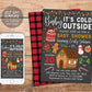 Baby Its Cold Outside Baby Shower Invitation Editable Template, Christmas Winter Baby Sprinkle Invite Printable, Xmas Holiday Baby Shower