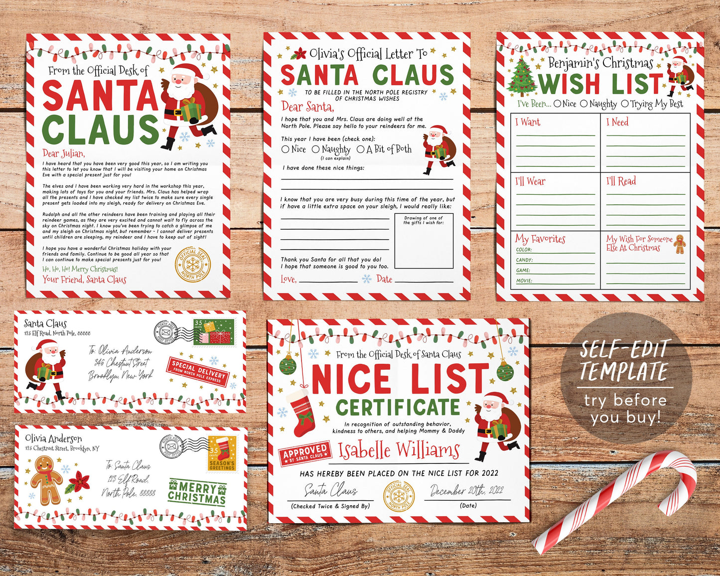 Dear Santa - Santa Claus Letter Kit