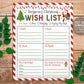 BUNDLE Official Letter To And From Santa KIT Editable Template, Wishlist Nice Certificate, Christmas Eve Box Kit, Dear Letter North Pole