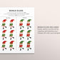 Secret Elves Gift Exchange Invitation Editable Template, Secret Elf Santa Holiday Christmas Xmas Gift Swap Party for Children Kids Adults