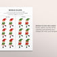Secret Elves BUNDLE Kit Printable Editable Template, Secret Elf Santa Invitation Questionnaire Game Exchange Forms, Secret Santa Gift Tags