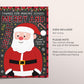 Christmas Teacher Printable Gift Card Holder Editable Template, Xmas Teacher Co-Workers Thank You Gift Ideas, Santa Merry And Bright