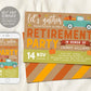 Fall Retirement Party Invitation Editable Template, Pumpkin Truck Holiday Retirement Celebration Evite Invite, Fall Pumpkins Autumn