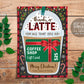 Christmas Coffee Gift Card Holder Editable Template, Thanks a Latte Teacher Staff Appreciation Holiday Card, Frappé Gift, Instant Download