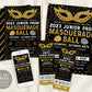 Masquerade Ball Prom BUNDLE Editable Template, Junior Senior Prom Flyer Invitation, High School Dance Night Gala Ticket, Formal Homecoming