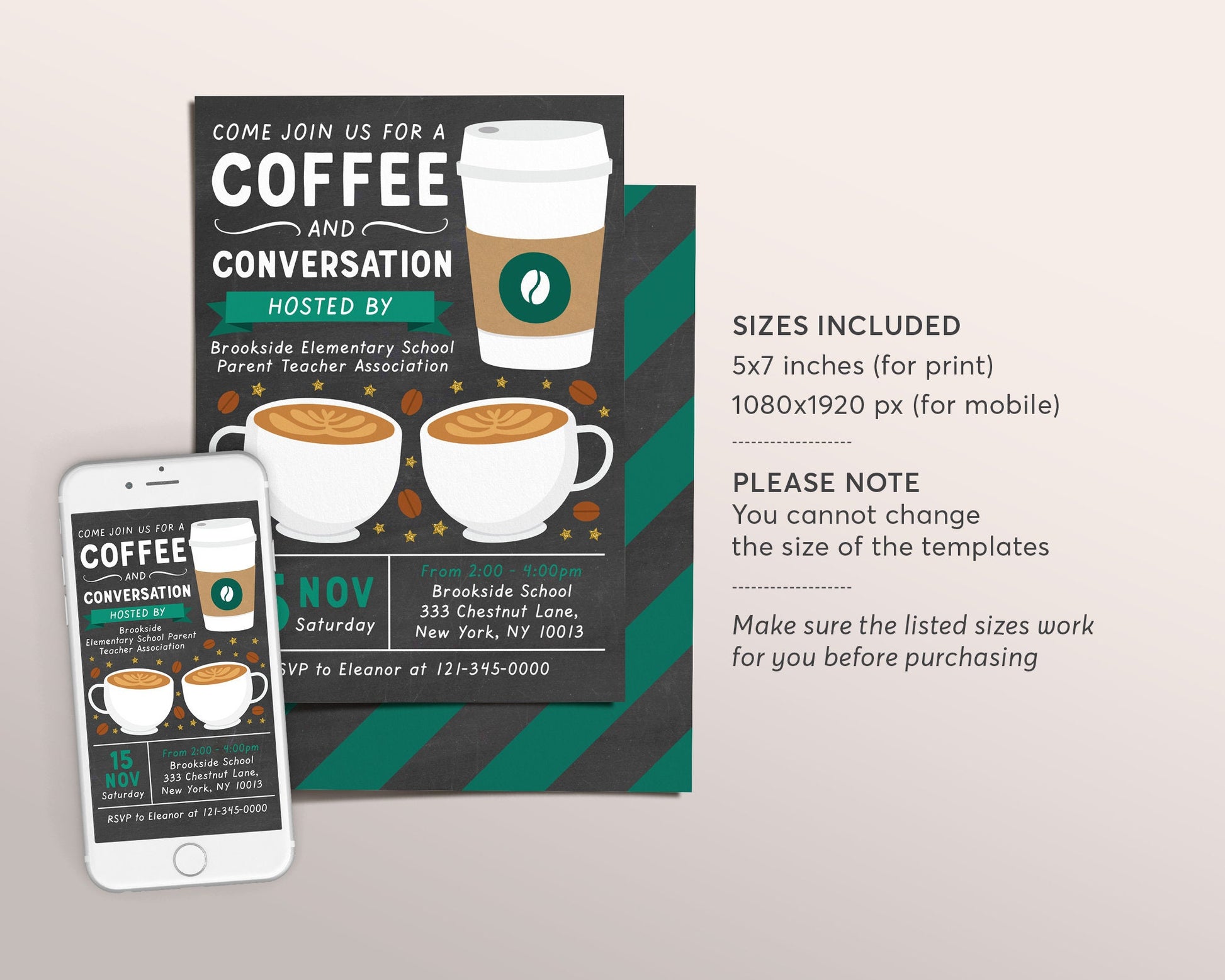Coffee Product Ads Template