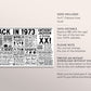 Back In 1973 Printable Placemat Editable Template, Born in 1973 Decor For Birthdays Anniversary High School Reunion, Newspaper Table Setting