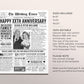 Back in 1973 50th 51st 52nd Anniversary Gift Newspaper Editable Template, Personalized 50 51 52 Year Wedding For Parents Husband Or Wife