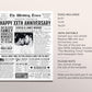 Back in 1980 43rd 44th 45th Anniversary Gift Newspaper Editable Template, Personalized 43 44 45 Year Wedding For Parents Husband Or Wife
