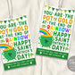 St Patrick's Day Gift Tags Editable Template, Shamrock Rainbow Teacher Appreciation Nurse Staff PTO PTA Volunteer Printable Thank You Favor