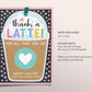 Easter Coffee Latte Frappe Gift Card Holder Editable Template, Easter Gift Basket Filler Pastel Spring, Teacher Appreciation PTO PTA Nurse