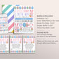 Bunny Baby Shower Invitation BUNDLE Suite Set, Easter A little Bunny Couples Shower Sprinkle Invite Spring Floral Rabbit Book Request Diaper