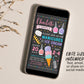 Manicures And Ice Cream Birthday Party Invitation Editable Template, Pedicures Mani Pedi Spa Day Chalkboard Invite Girl Teen Tween Printable