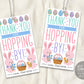 Bunny Thank You Gift Tag Editable Template, Easter Birthday Some Bunny Is One Party Favor Treat Tags, Spring Rabbit Floral Decor Printable