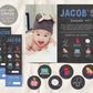 Boy Doljabi Board Sign Editable Template, Korean Doljabi Chalkboard, Baby Boy First Birthday, Doljabi Raffle Tickets, Jar Tags Labels, Dol