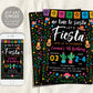 Fiesta Birthday Party Invitation Editable Template, Mexican Theme Girl Party Evite, No Time To Siesta Cinco De Mayo Cactus Succulent