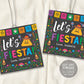 Fiesta Cinco De Mayo Gift Tag Editable Template, Mexican Themed Nacho Taco Thank You Treat Favor Tags, Label Appreciation Printable