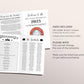 Graduation Program Editable Template, Add Your Own Logo, Pamphlet Booklet Newspaper University College High School Commencement Ceremony