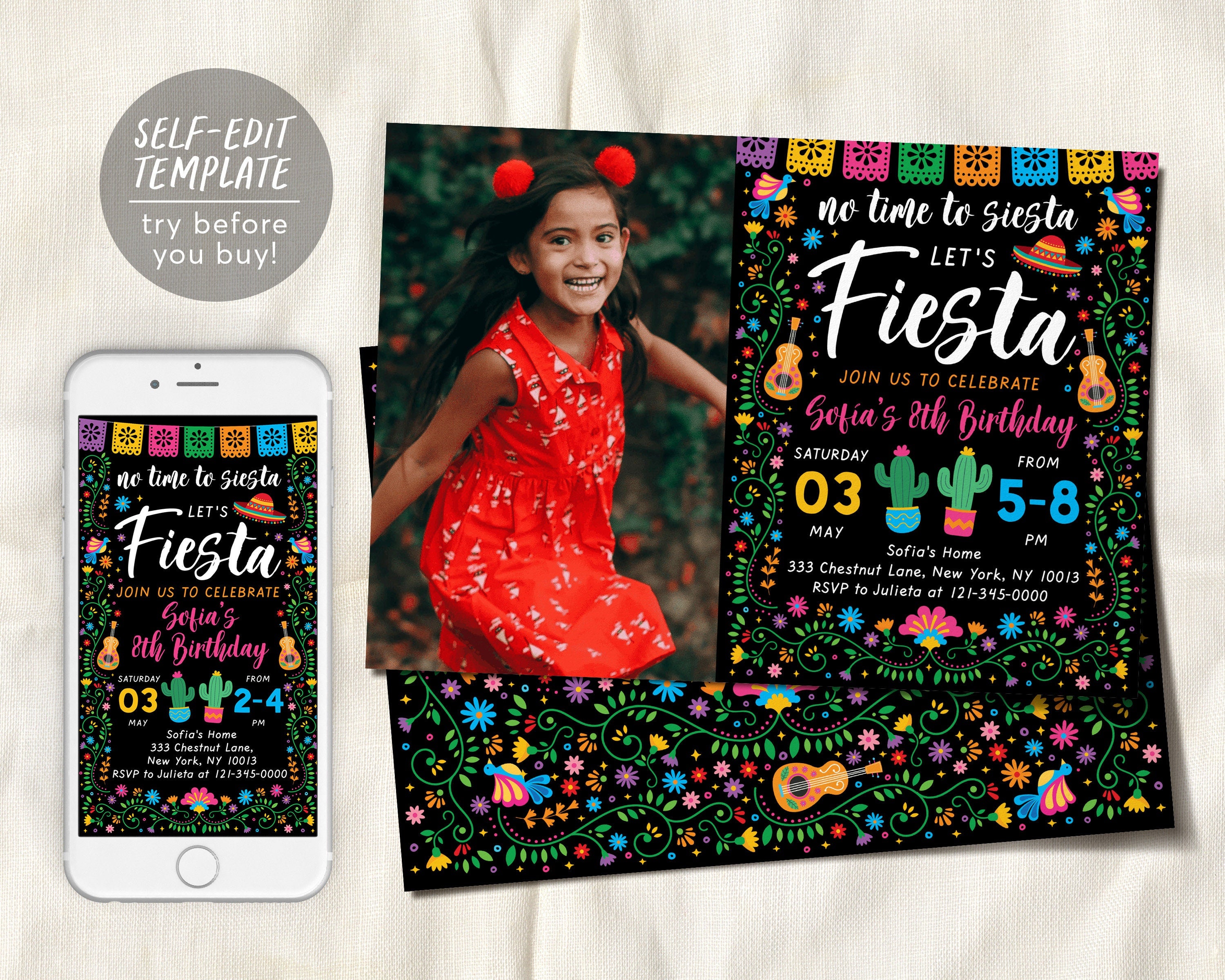Fiesta Invitation Program Fiesta Invitation Template