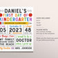 First Or Last Day Of Kindergarten Sign Editable Template, Back to School Photo Picture Prop Printable, 1st Day Of Preschool Pre-K Poster