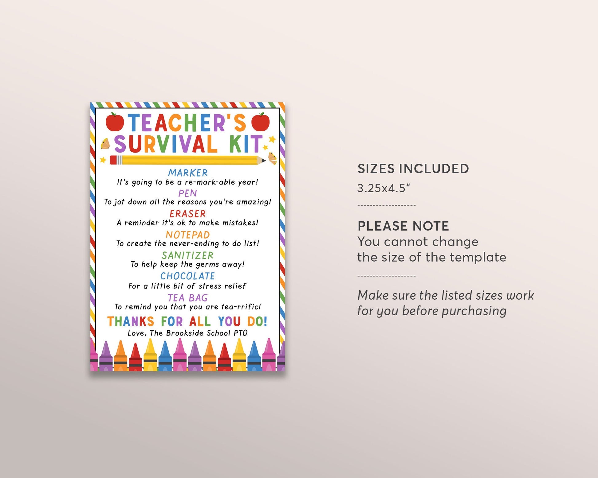 Teacher Survival Kit Editable Template, Teacher Appreciation Week Than – Puff Paper Co teacher-survival-kit-editable-template-teacher-appreciation-week-than-puff-paper-co