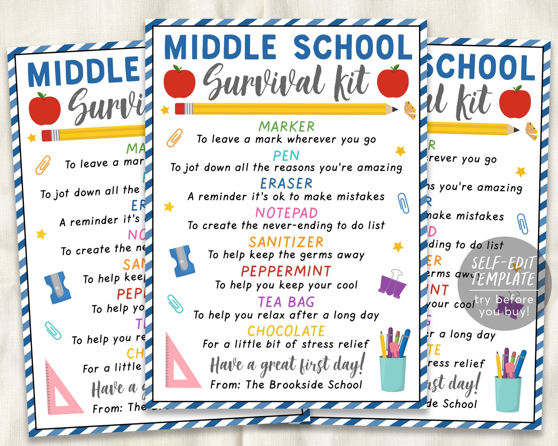 Teacher Survival Kit: Essentials - School Planner Company
